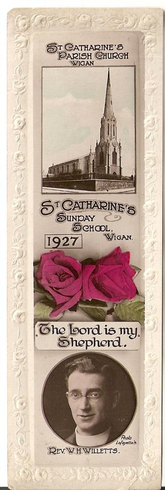 St Catharine's Church Sunday School Bookmark - 1927