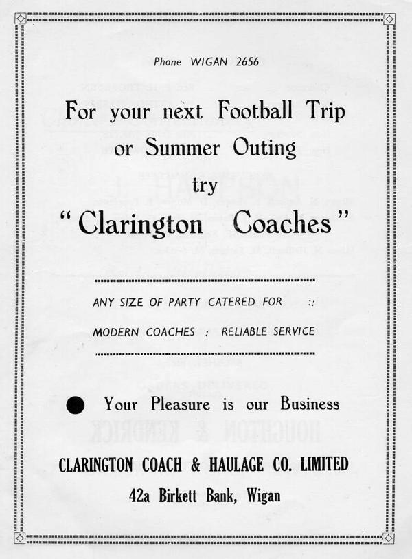 Clarington Coaches, Birkett Bank, 1956.
