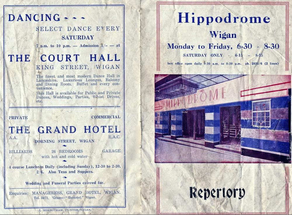 Hippodrome Programme 1941 - Front Cover