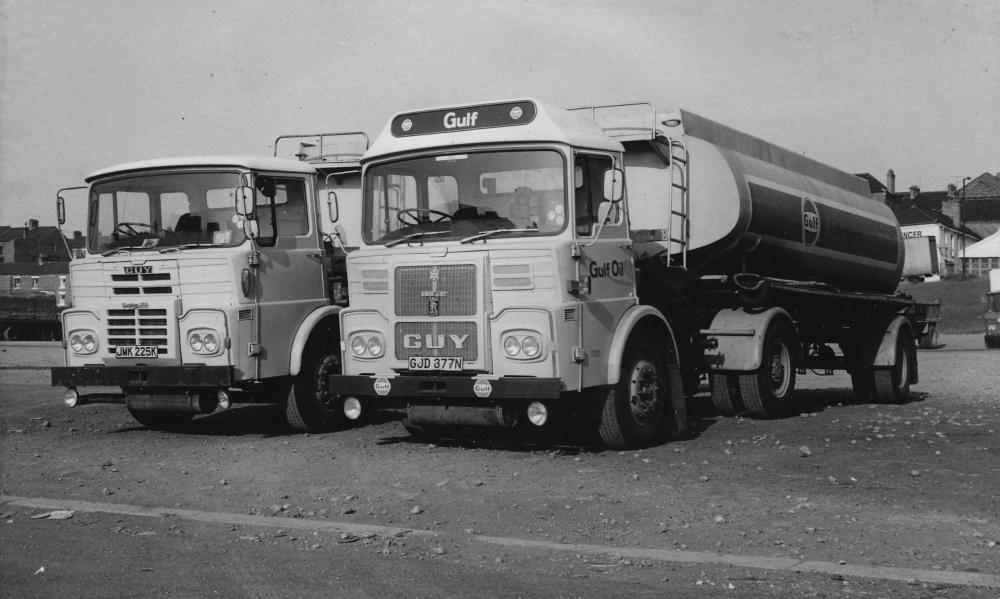 Two Guy fuel tankers - photographed somewhere local?