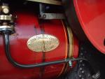 Name plate on Fowler steam roller. (59K)