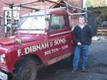 John Haslam and Fred's Land Rover (83K)