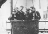 Maypole Colliery, the first descent after the disaster in November, 1908.