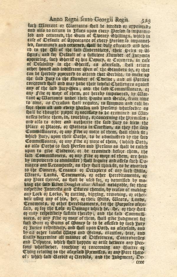 Act of Parliament, page 6