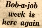 Bob-a-job week is here again
