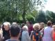 Sir Ian McKellen in Mesnes Park, Wigan. (86K)