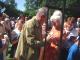 Sir Ian McKellen in Mesnes Park, Wigan. (66K)