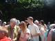 Sir Ian McKellen in Mesnes Park, Wigan. (62K)