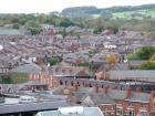 View from the top of Wigan Parish Church tower, October 2008 View from the top of Wigan Parish Church tower, October 2008