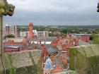 View from the top of Wigan Parish Church tower, October 2008 View from the top of Wigan Parish Church tower, October 2008