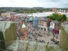 View from the top of Wigan Parish Church tower, October 2008 View from the top of Wigan Parish Church tower, October 2008