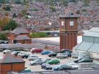 View from the top of Wigan Parish Church tower, October 2008 View from the top of Wigan Parish Church tower, October 2008