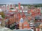 View from the top of Wigan Parish Church tower, October 2008 View from the top of Wigan Parish Church tower, October 2008