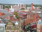 View from the top of Wigan Parish Church tower, October 2008 View from the top of Wigan Parish Church tower, October 2008