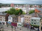 View from the top of Wigan Parish Church tower, October 2008 View from the top of Wigan Parish Church tower, October 2008