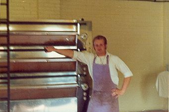 Colin Sellars by the new ovens