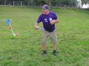 Frisbee challenge at Joyntys Brexit Bar