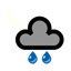 Heavy rain shower Heavy rain shower