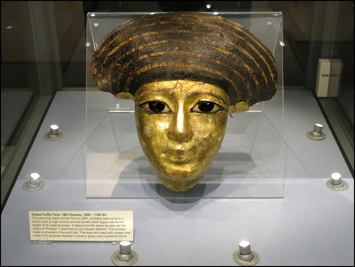 Gilded Coffin Face