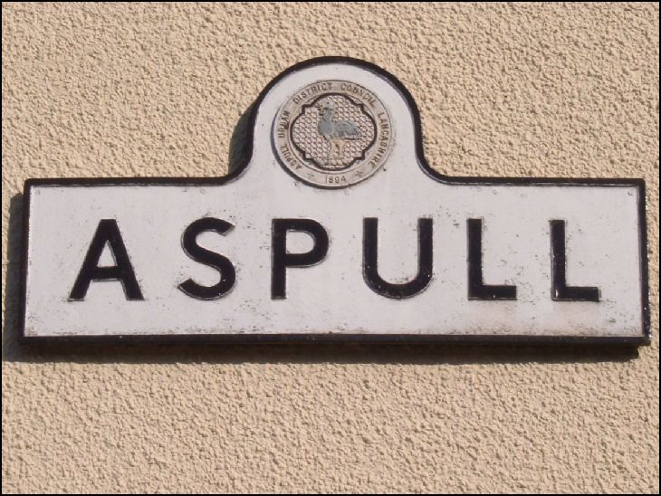 Aspull Sign