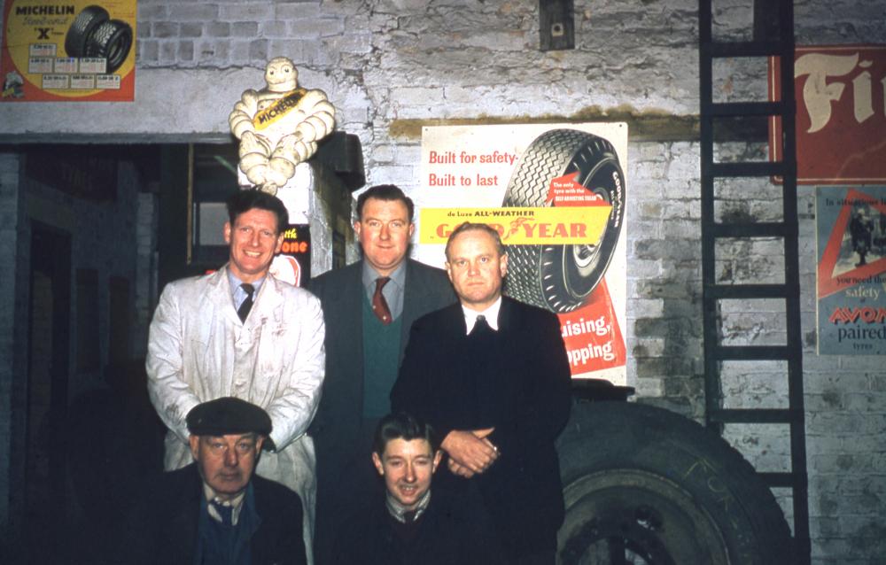 Western Tyre Staff taken in the late 1950's