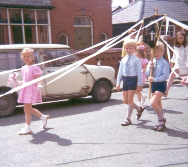 Sunday School walk, c1973.