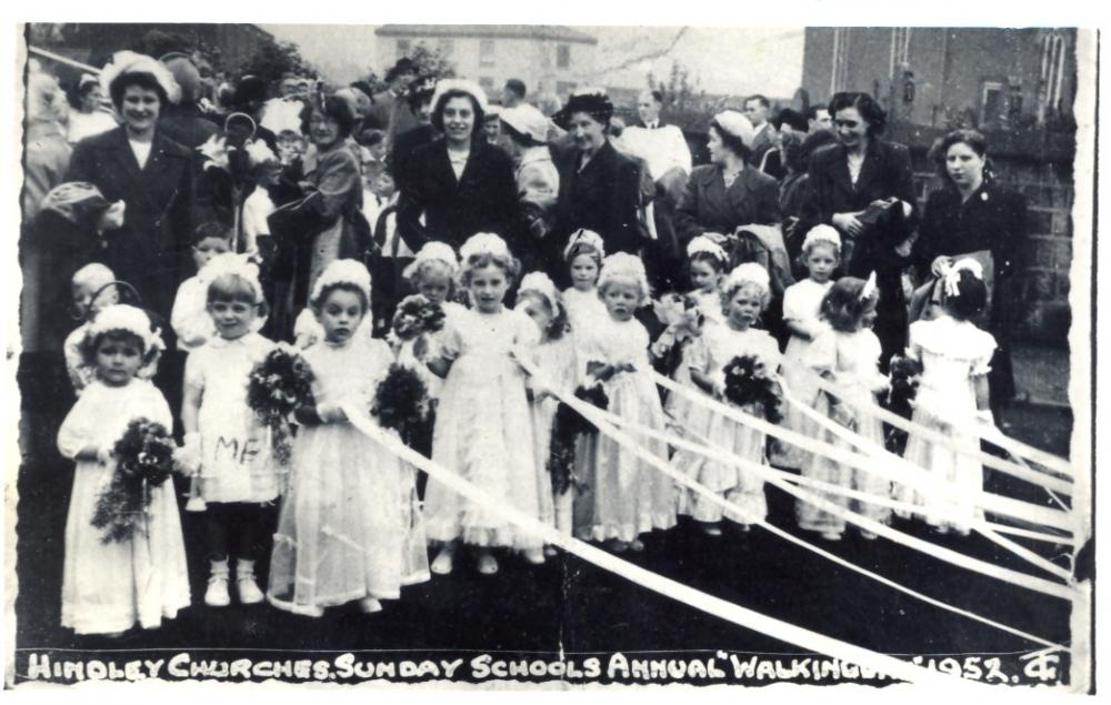 WALKING DAY - ALL SAINTS CHURCH - HINDLEY- 1952