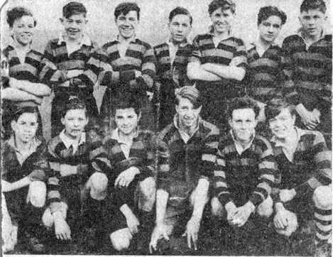 Rose Bridge School Rugby team, 1954-55.