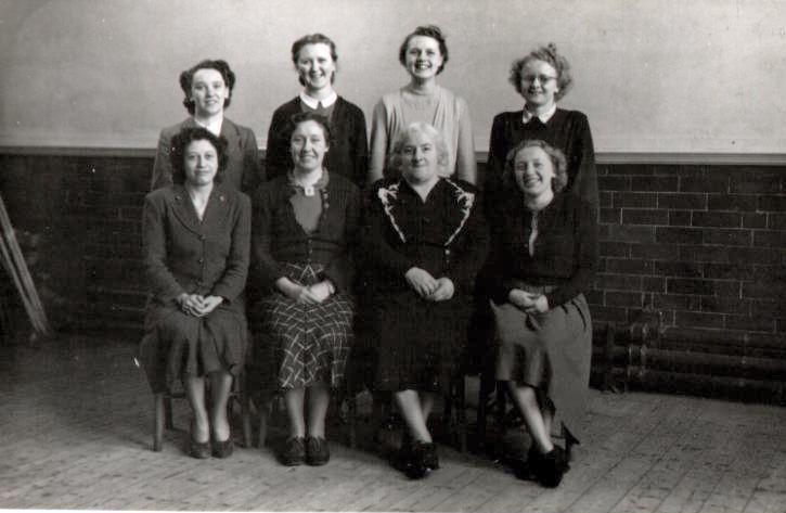 School teachers of Britannia Bridge, 1951/2.