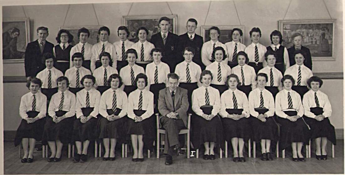 Form 5 Lit at Hindley & Abram Grammar School, 1958.