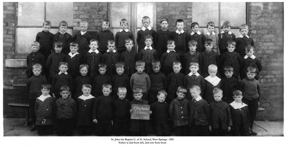 St John the Baptist school, New Springs - 1911
