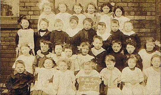 Belle Green School Infants group five, c1915.