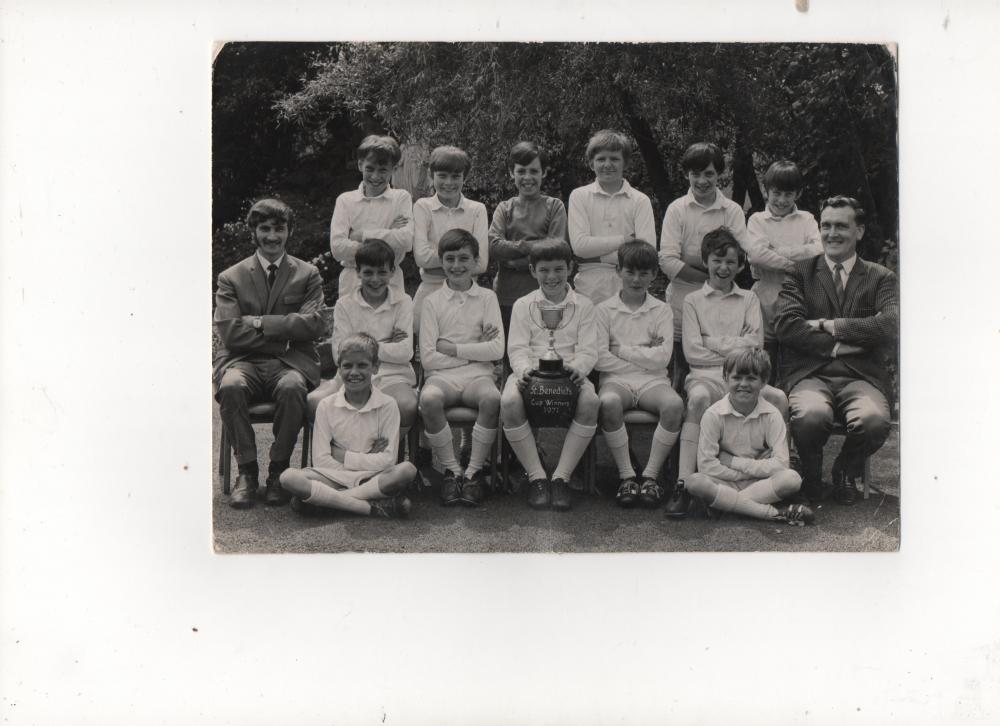St Benedicts School Football Team 1971