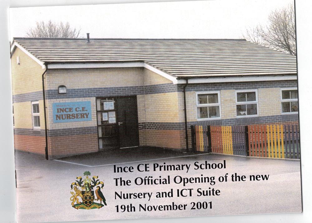 Official Opening Brochure 19th November 2001. cover Official Opening Brochure 19th November 2001. cover