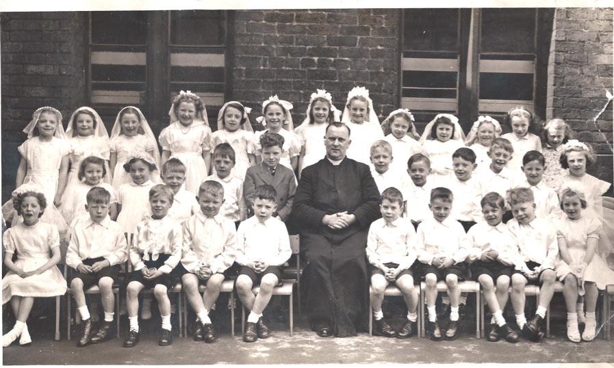 St Benedicts Infants class, circa 1953