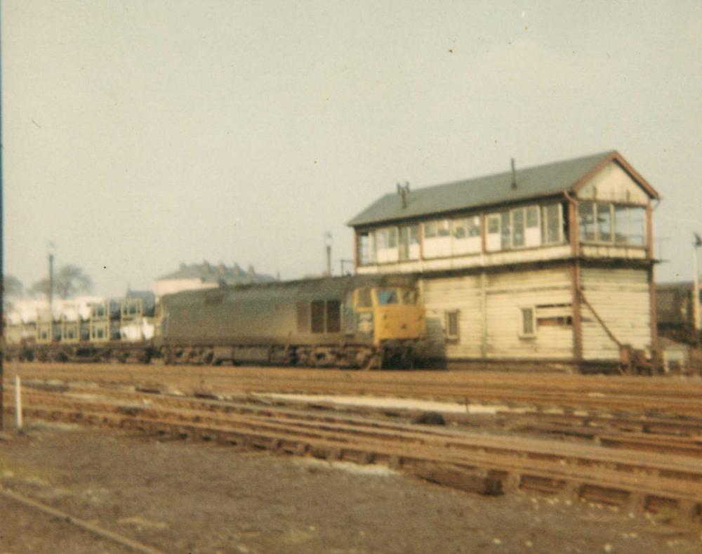 Southbound Freight  Passing Springs Branch No2 Signal Box 1969