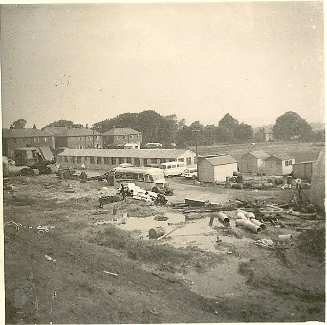 McAlpines "Section D" offices at Spring Road.14-08-1962