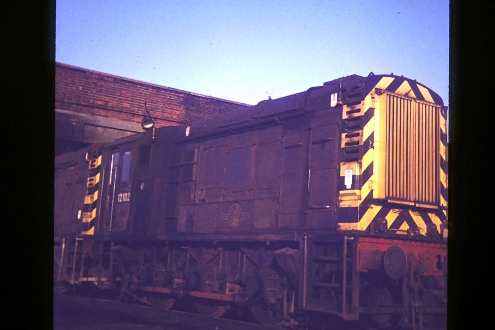 Class 08 Shunter at springs branch 1968