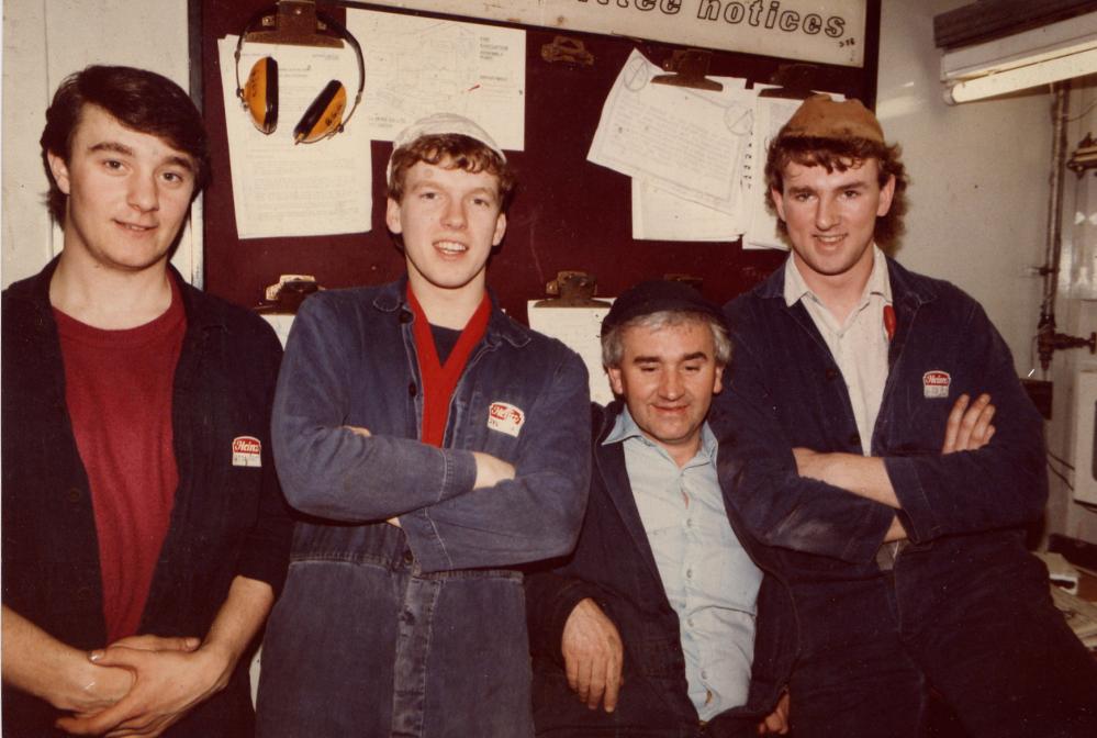 HJ Heinz Electricians bottom shop 1984
