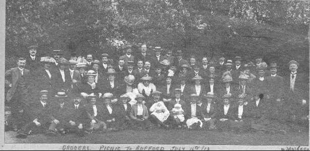 Grocers Picnic to Rufford, 1913.