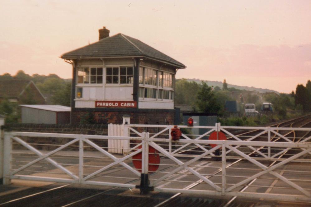 Parbold Signal Box & Level Crossing,1986
