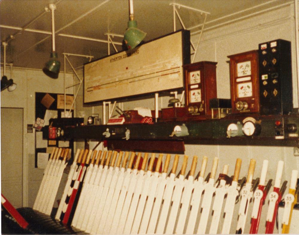 Atherton Goods Yard Signal Box 1990