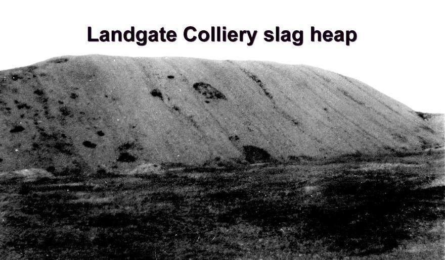 Landgate Colliery slag heap.