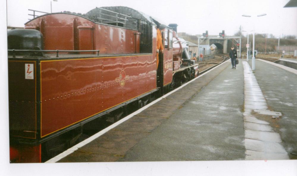 Ivatt 2MT 46441 Waiting  At Wallgate