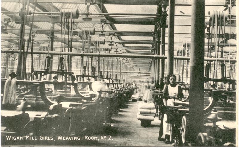 Wigan Mill Girls, Weaving Room No.2.