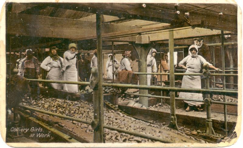 Colliery Girls at Work.