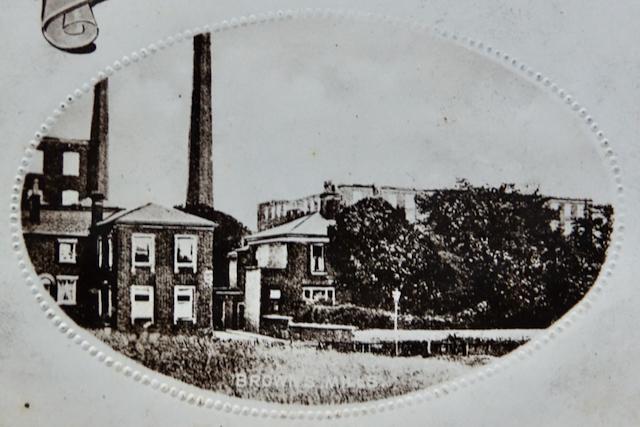 Browns Mills, Golborne - detail from pre-1914 post card