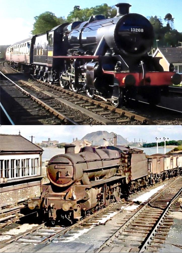 Same Steam Train 61 years Later.