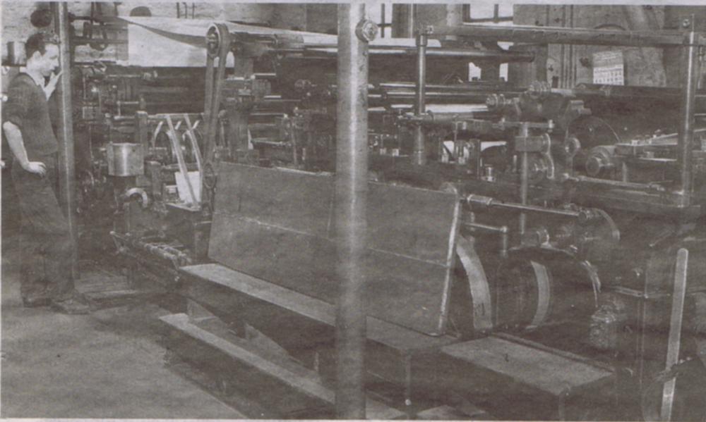 Wigan Observer Printing press. 1965 (2)