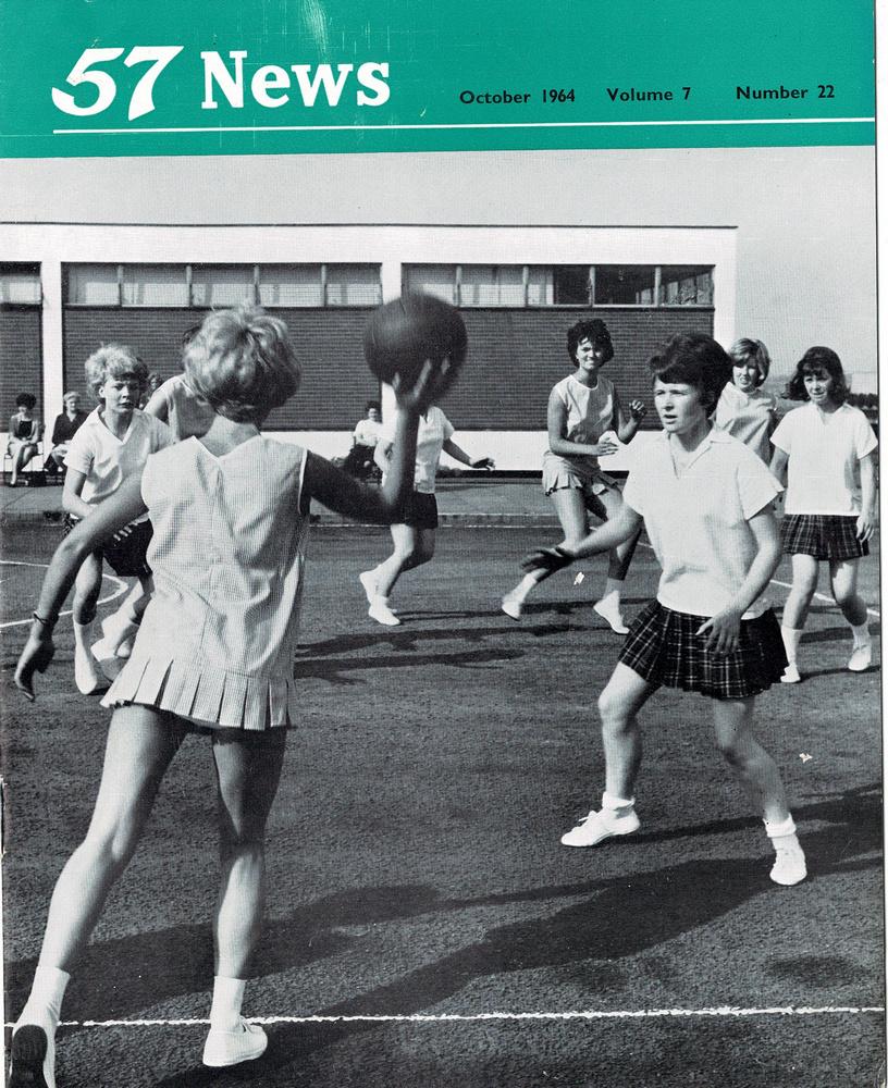 57 NEWS October 1964.  Opening of Sports Pavillion Kitt Green.